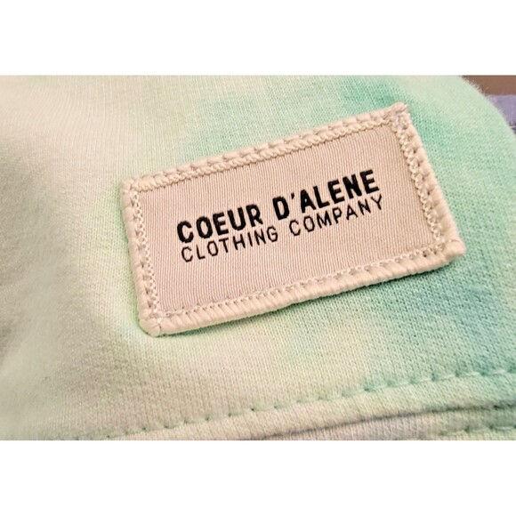 Tie-Dye Cropped Women's Hoodie 2XL Y2K Hippie Activewear Boho Colorful Retro Fun - Picture 6 of 6